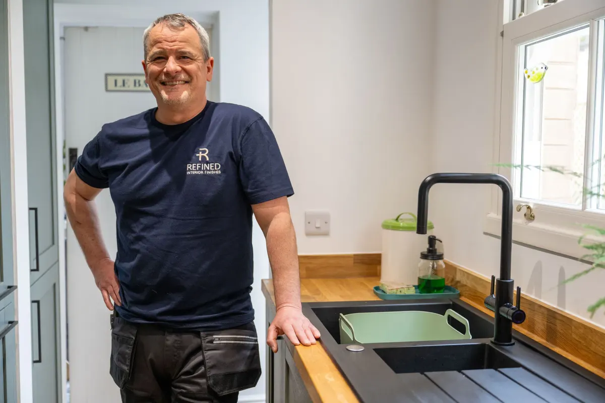 Kevin Smith, founder of Refined Interior Finishes in Norwich