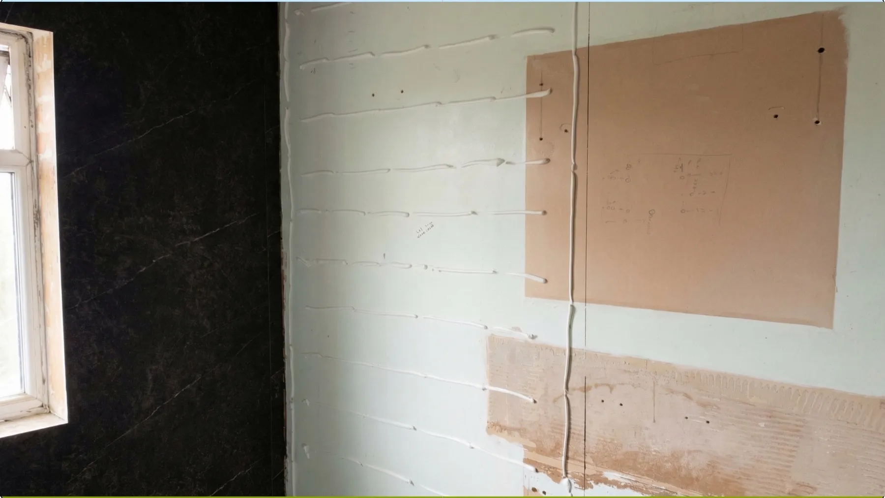 Existing bathroom suite during strip-out and removal