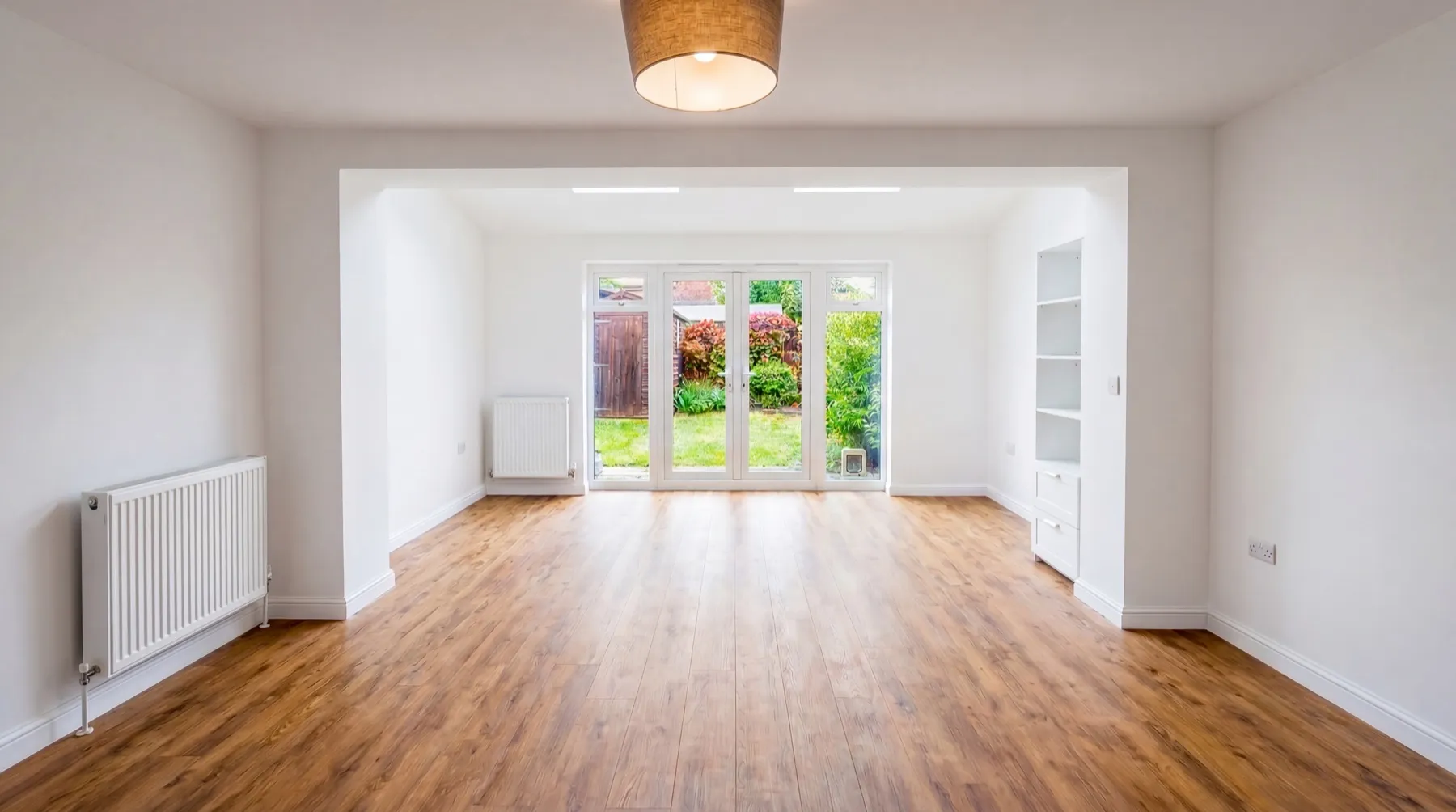 Open-plan LVT flooring installation in Cringleford, Norwich by Refined Interior Finishes