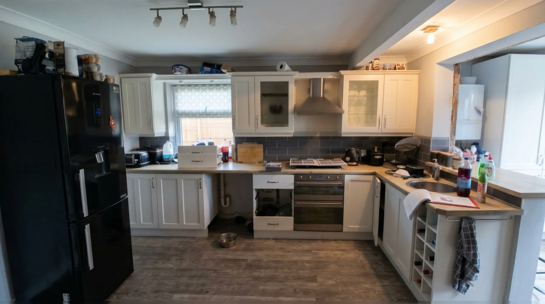A dated kitchen in Norwich before renovation