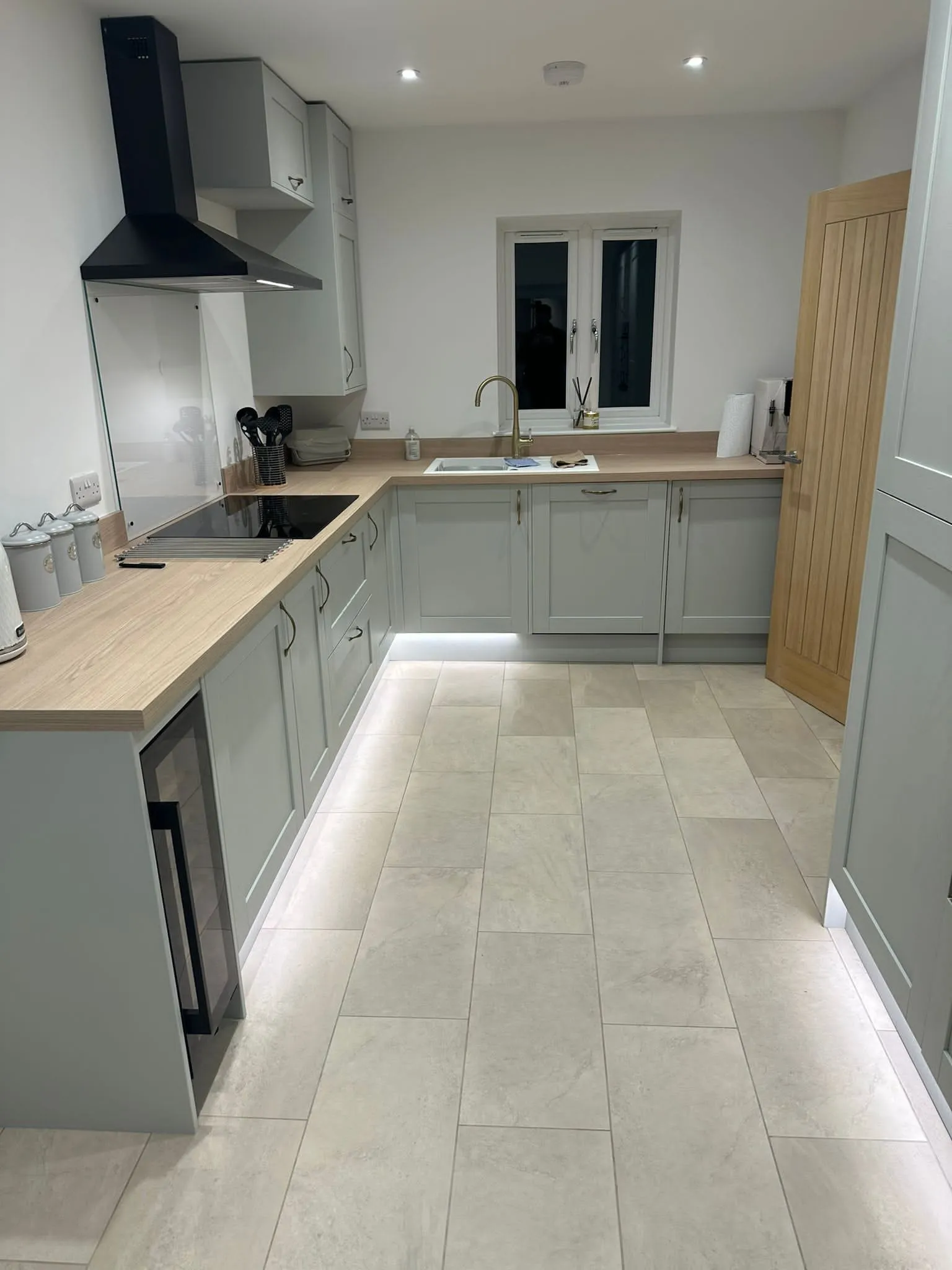 Inside a kitchen installation by Refined Interior Finishes in Norwich